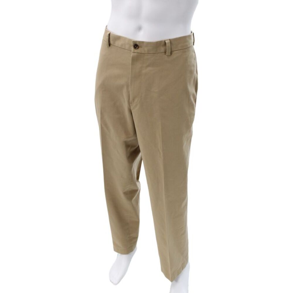 346 Brooks Brothers Mens Chino Pants Beige Cotton Size 36